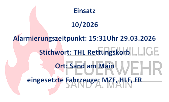 Einsatz 29.03.2026 THL Rettungskorb Einsatz 29.03.2026 THL Rettungskorb